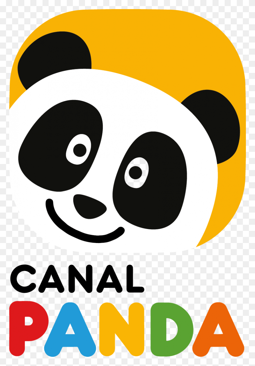 813x1194 Descargar Png Panda Logo Vector Cdr Free Panda Tv Logo, Texto, Stencil, Símbolo Hd Png