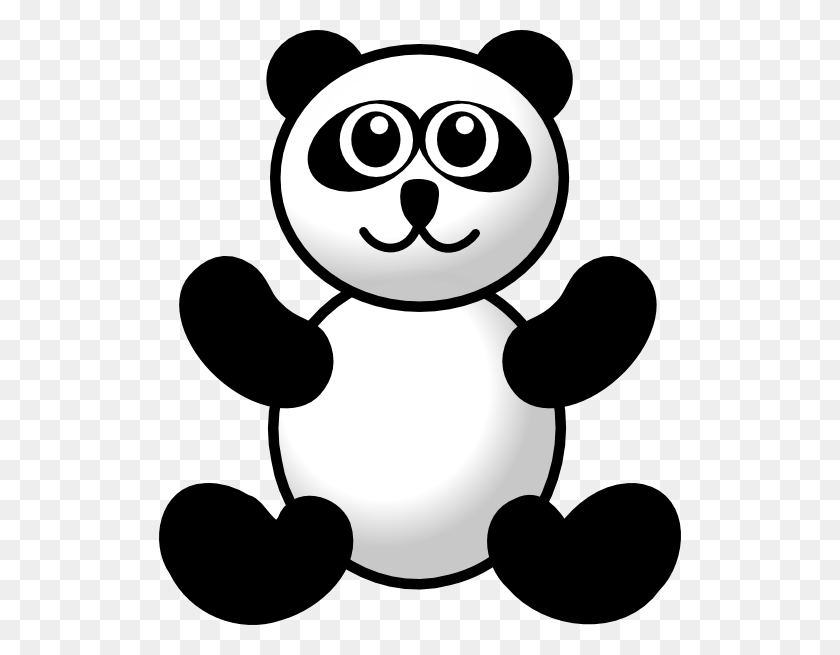 522x595 Panda Toy Clipart, Stencil, Lamp HD PNG Download
