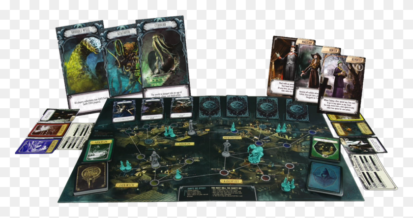 1270x624 Pandemic Reign Of Cthulhu Pandemic Reign Of Cthulhu Board Game, Computer Keyboard, Computer Hardware, Keyboard HD PNG Download