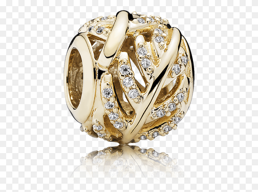 433x567 Pandora Bracelets And Charms Tagged Light As A Feather Pandora 14ct Gold Charms, Accessories, Accessory, Jewelry HD PNG Download