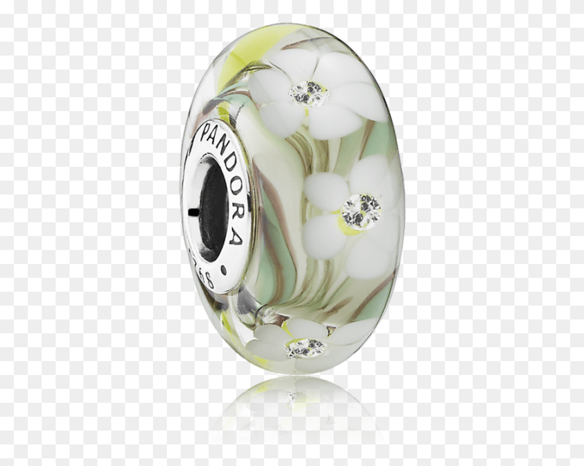 330x611 Pandora Wild Flowers Charm Murano Glass Clear Cz 791638cz Pandora, Pottery, Egg, Food HD PNG Download