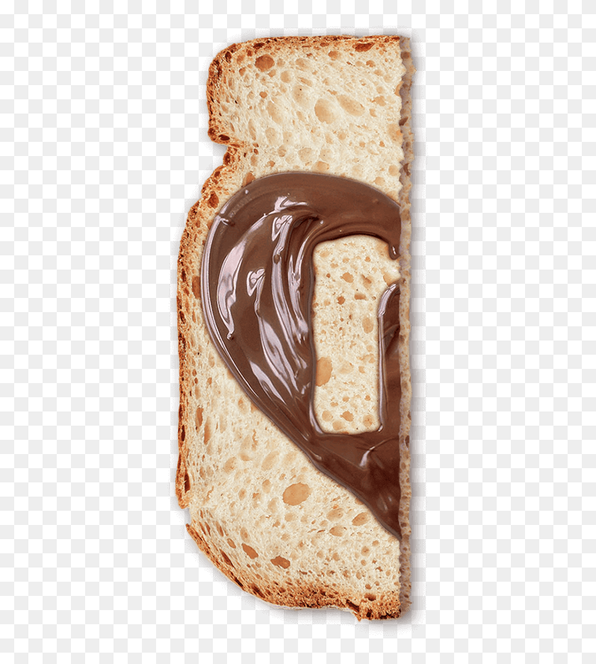 388x876 Pane E Nutella Bread With Nutella Transparent, Food, Dessert, Fudge HD PNG Download