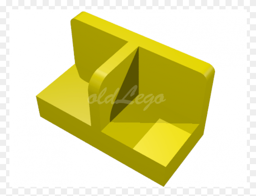 Panel 1 X 2 X 1 With Rounded Corners And Central Divider Triangle, Box, Paper HD PNG Download