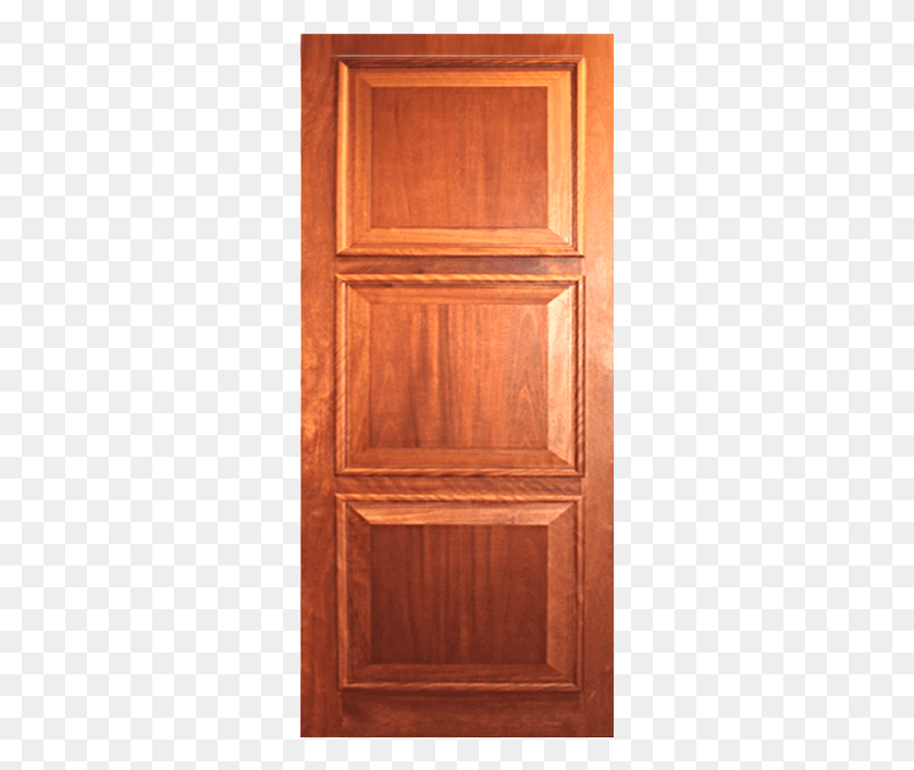 289x648 Panel Door Puerta De Paneles 103 3 Panels Principal Wood 3 Panel Doors, Furniture, Hardwood, Cupboard HD PNG Download