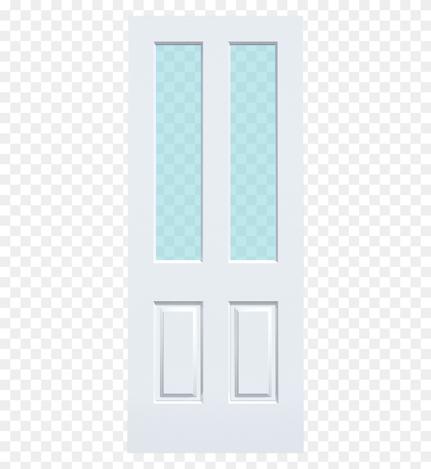 345x854 Panel Mdf With Glass Home Door, French Door HD PNG Download