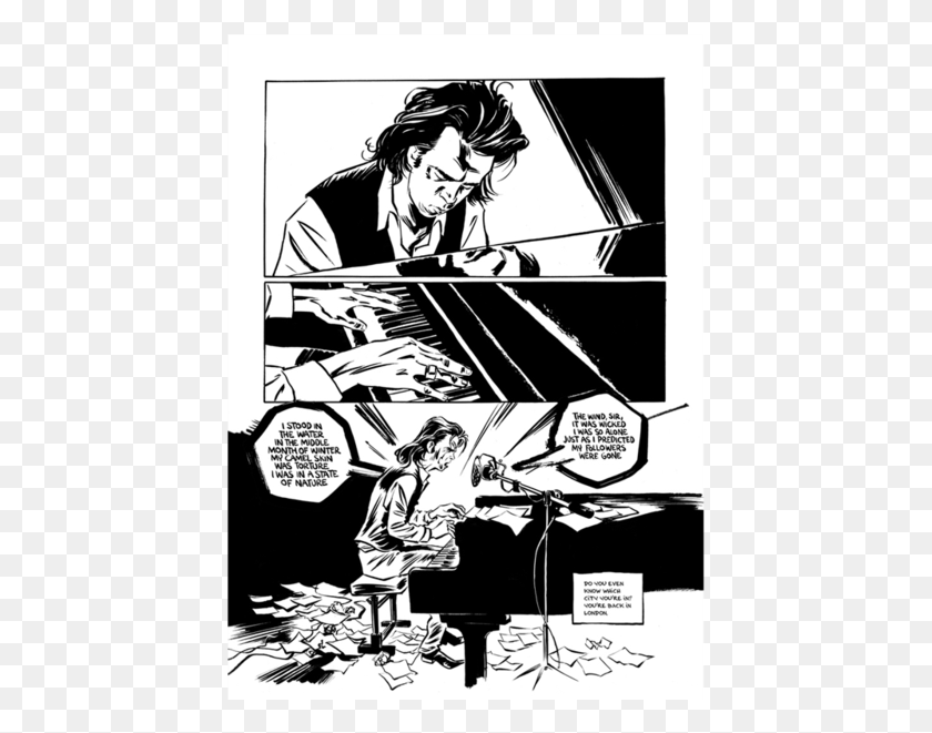431x601 Panels From Nick Cave Nick Cave Mercy On Me Graphic Novel, Person, Human, Comics HD PNG Download