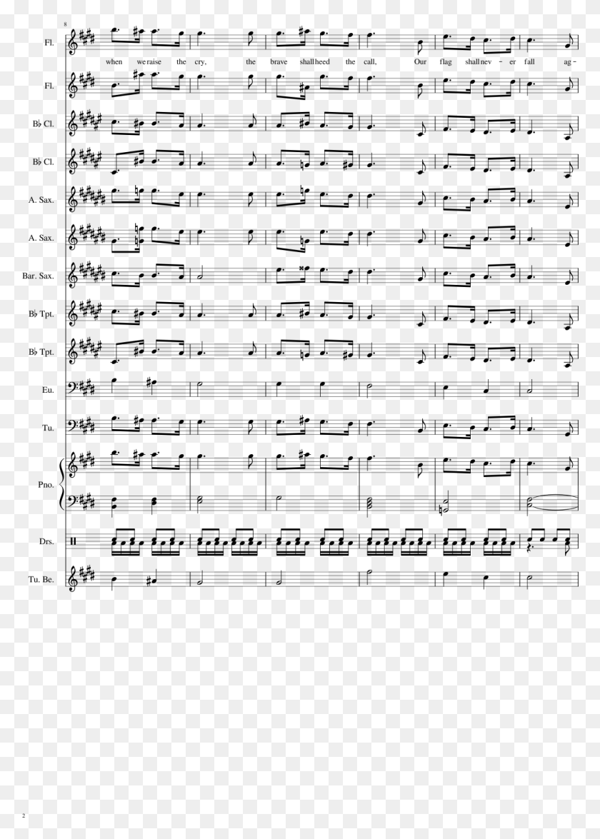 1069x1529 El Himno Nacional De Panem, Partitura De Clarinete Png