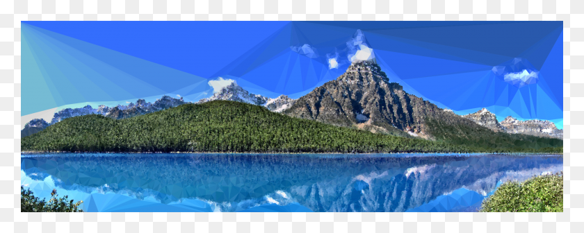 2400x852 Panorama Clipart Mountain Range Mount Chephren, Mountain, Outdoors, Nature HD PNG Download