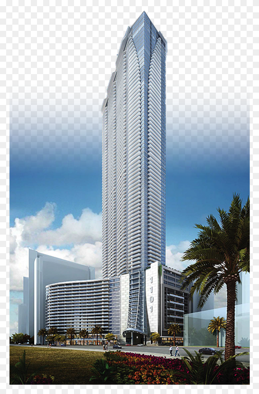 1001x1561 Panorama Tower Image Via Florida East Coast Realty Panorama Tower Miami, High Rise, City, Urban HD PNG Download