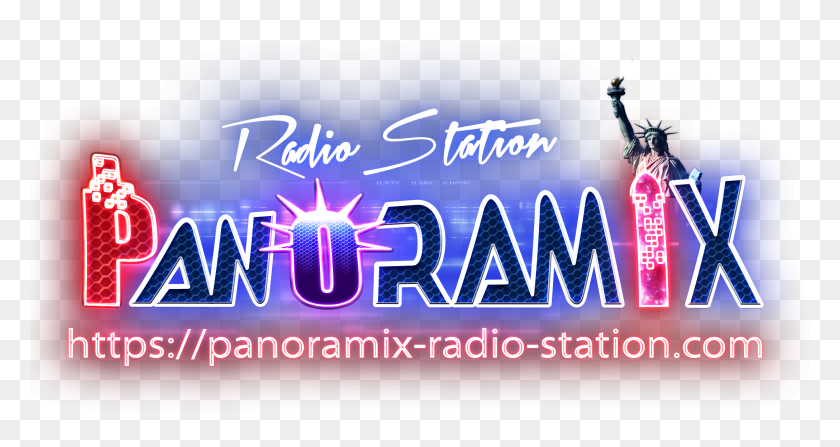 2176x1082 Panoramix Radio Station Graphic Design, Light, Neon, Lighting HD PNG Download