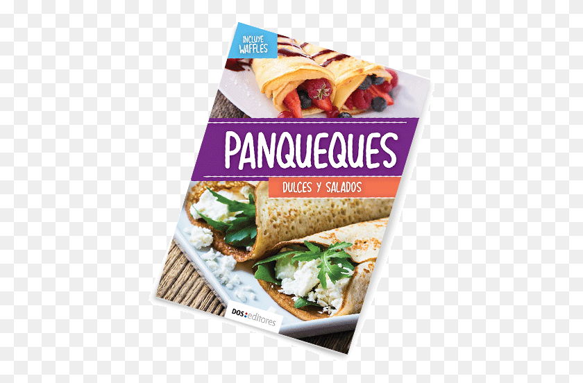 413x492 Panqueques Dulces Y Salados Whole Grain, Food, Taco, Sandwich HD PNG Download