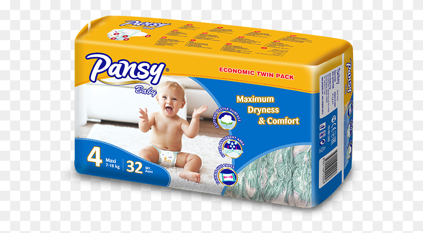 600x404 Descargar Png Pansy Baby Diaper Maxi Comfort, Persona, Humano, Tarjetas De Identificación Hd Png