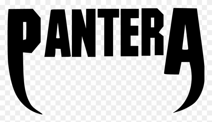 1000x547 Descargar Png Pantera Logo Pantera Band, Texto, Símbolo, Alfabeto Hd Png