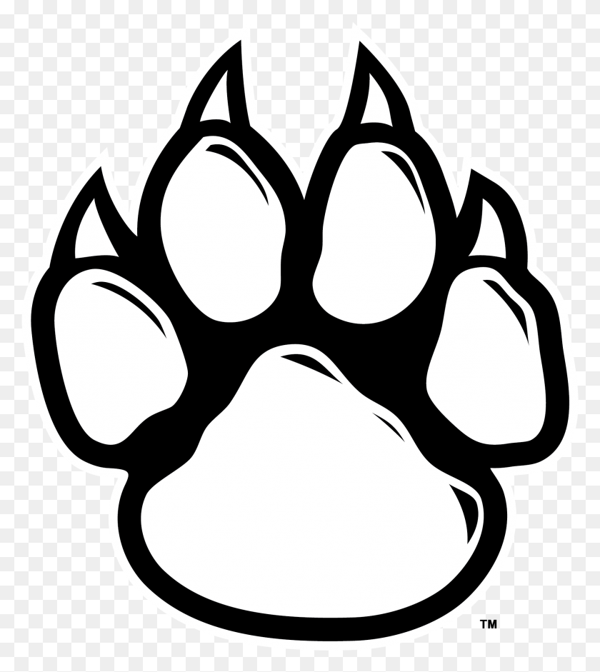 1771x2001 Panther Clipart Cat Claw High School Musical Symbol, Hand, Stencil, Fist HD PNG Download
