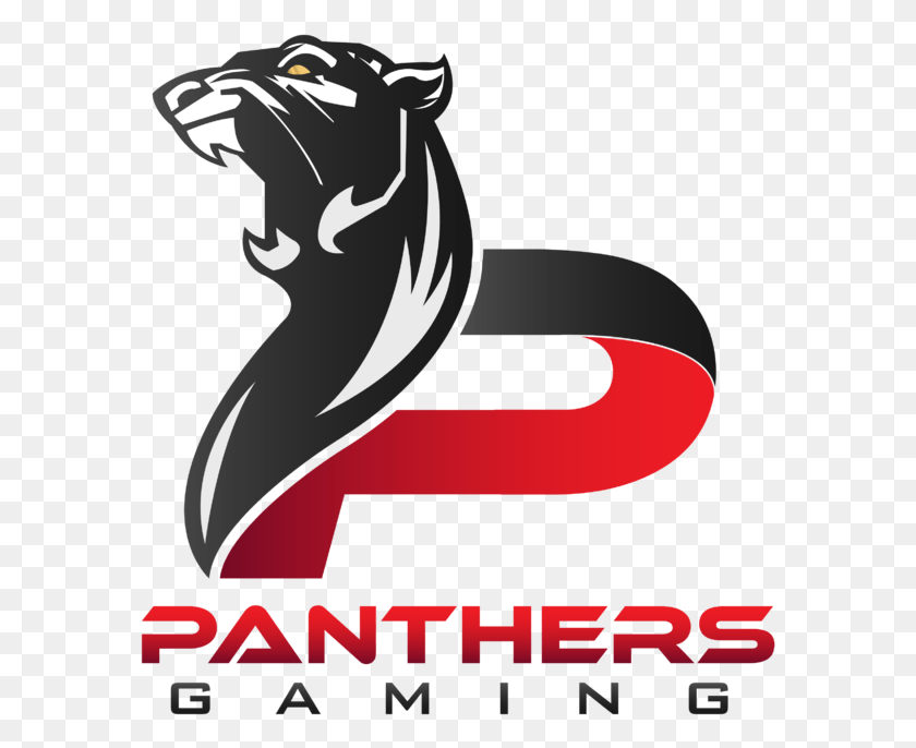 583x626 Panther Clipart Red Panther Cs Go Panthers Gaming, Poster, Advertisement HD PNG Download