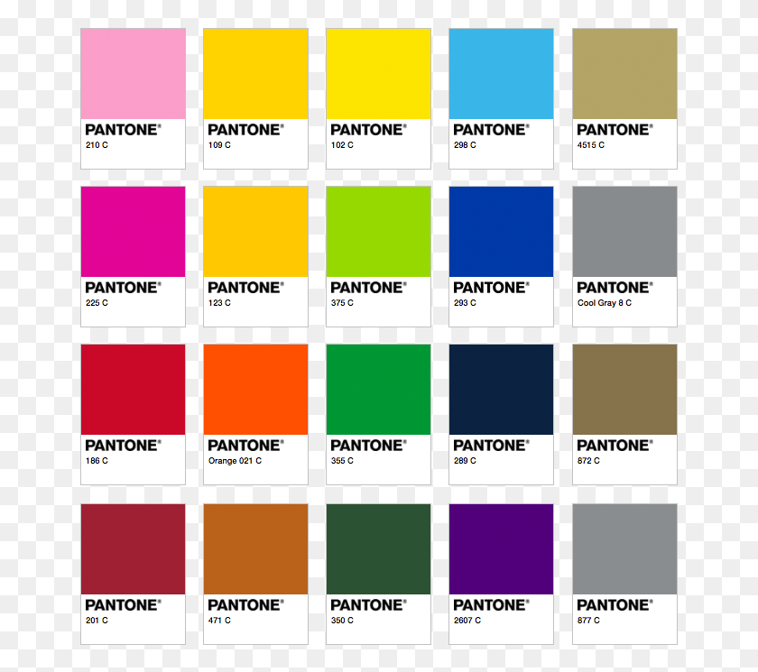 663x685 Pantone Chart Updated Carmine, Word, Text, Label HD PNG Download