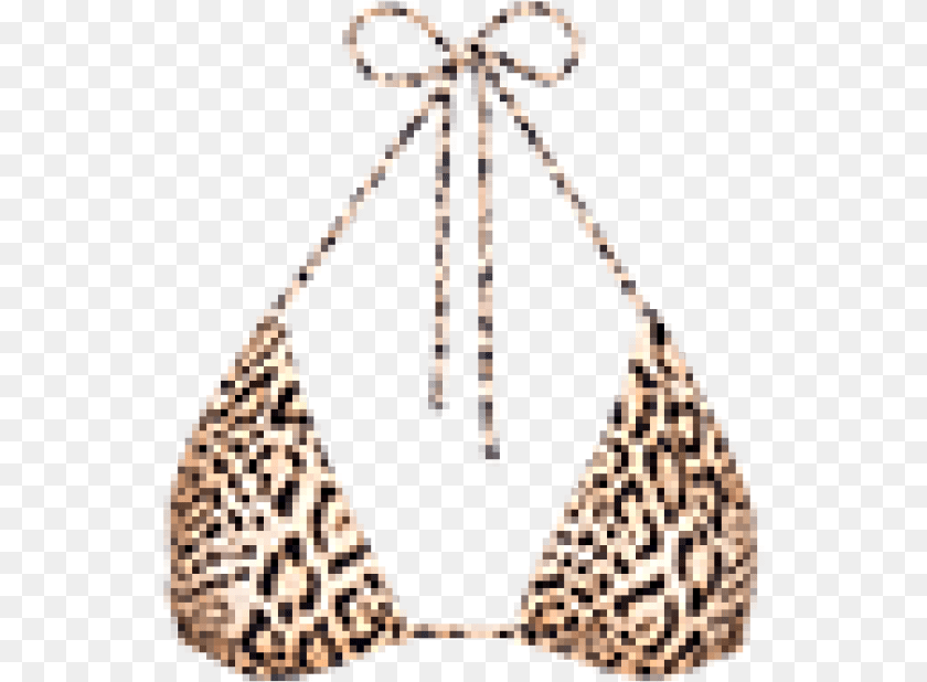 Paola Triangle Top Bikini, Clothing, Swimwear, Accessories, Animal PNG