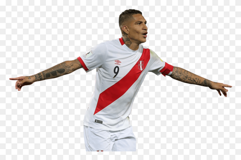 858x548 Paolo Guerrero 4 Image Paolo Guerrero 2018, Clothing, Apparel, Sphere HD PNG Download