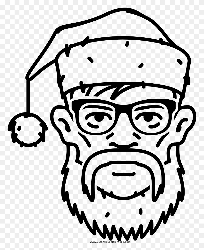779x969 Papai Noel Coloring Page, Gray, World Of Warcraft HD PNG Download