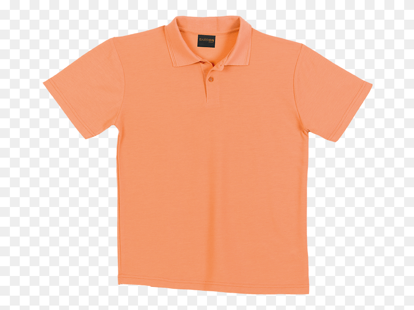 673x569 Papaya Polo Shirt, Clothing, Apparel, Shirt Descargar Hd Png