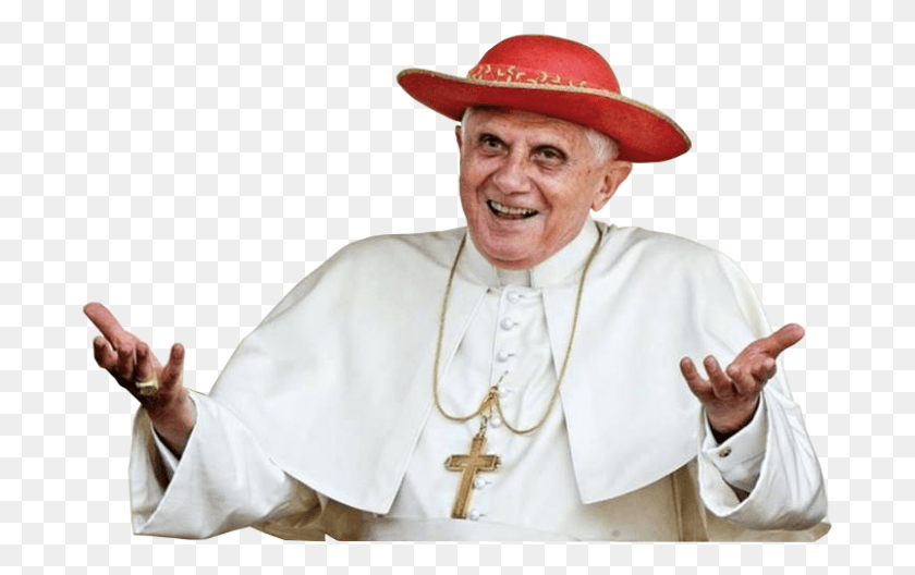 691x468 Pape Pope Benedict Cute, Person, Human, Priest HD PNG Download