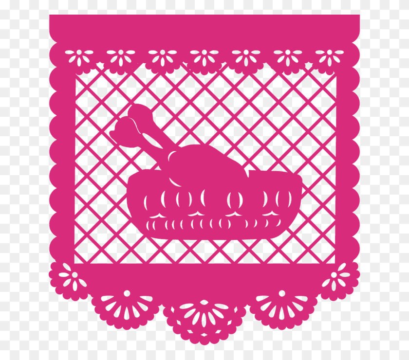 640x680 Papel Picado Transparent Related Keywords Papel Picado Papel Picado Dia De Muertos, Rug, Quilt, Applique HD PNG Download