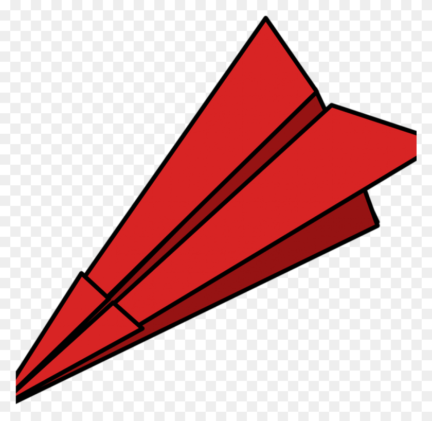 1025x997 Paper Airplane Clipart Plane Folded Dart Free Vector Fold Paper Airplane, Paper, Triangle, Cone HD PNG Download