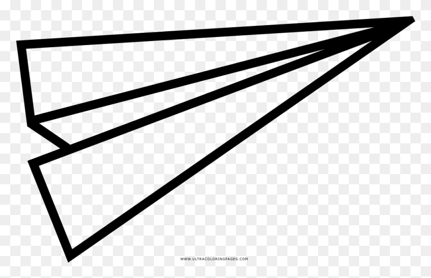 980x607 Paper Airplane Coloring, Gray, World Of Warcraft HD PNG Download