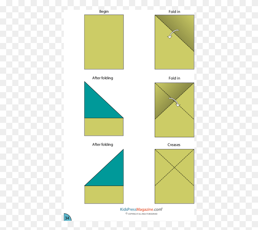 426x689 Paper Airplane Instructions Fuselage Fuselage Paper Airplane, Triangle, Pattern, Plot HD PNG Download