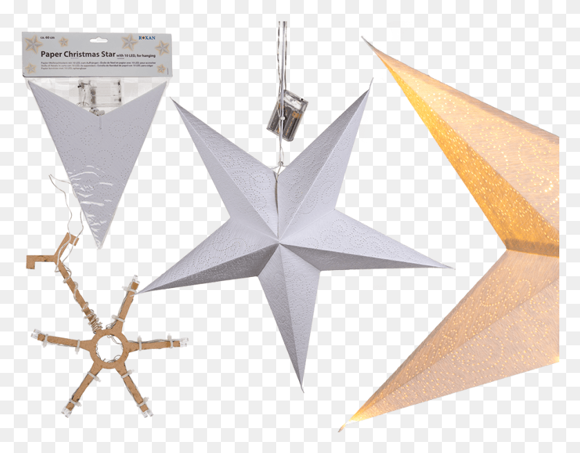 929x710 Paper Christmas Star Led, Symbol, Star Symbol, Cross HD PNG Download