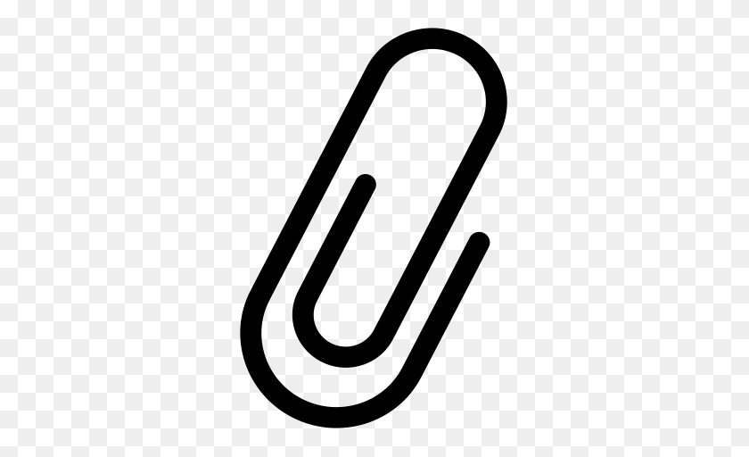 512x512 Paper Clip Clip Paper Connect Pn With And Vector, Gray Transparent PNG