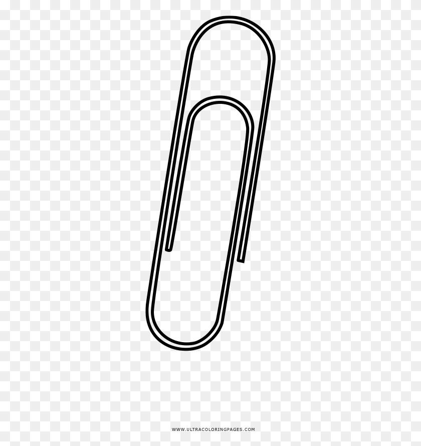 261x829 Paper Clip Coloring, Gray, World Of Warcraft HD PNG Download