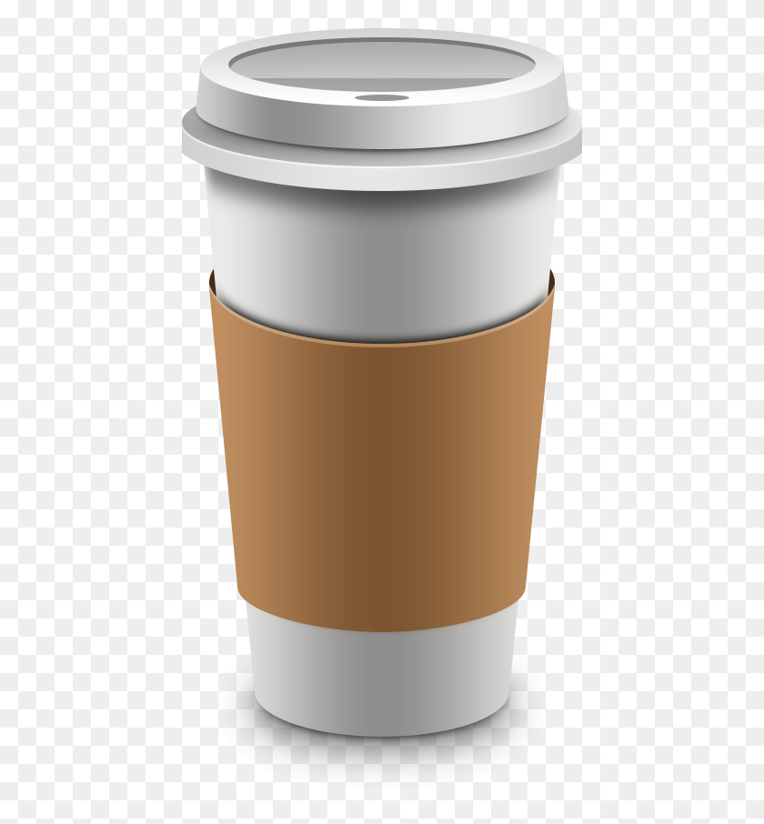 443x846 Paper Coffee Cup Transparent Background Coffee Cup, Milk, Beverage, Drink HD PNG Download