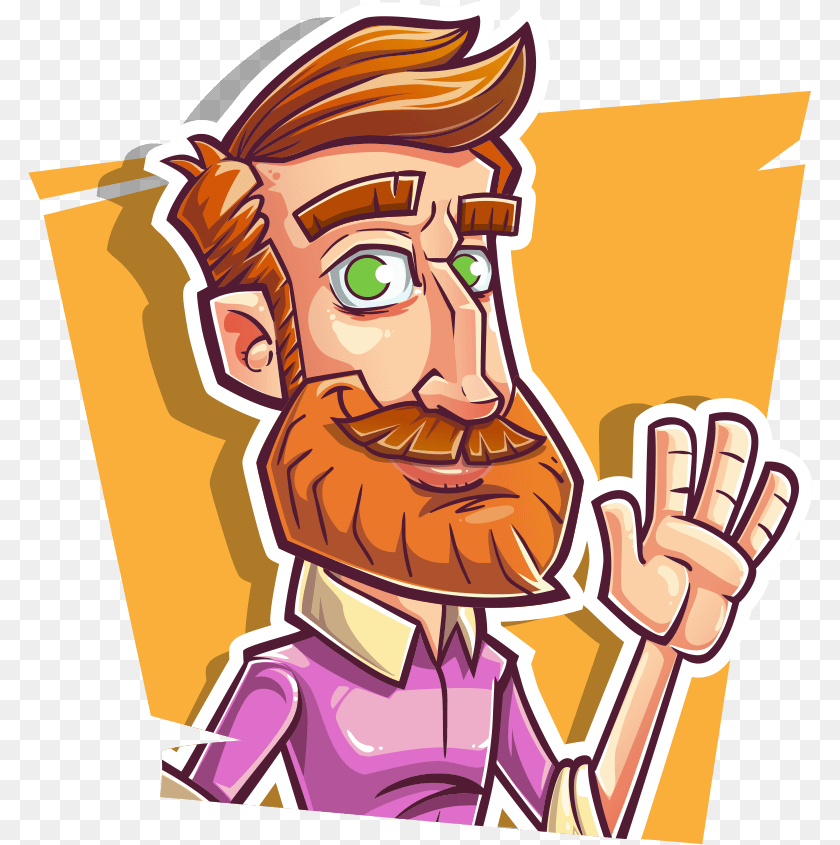 Paper Cut Flat Sticker Illustration, Art, Publication, Comics, Book Clipart PNG