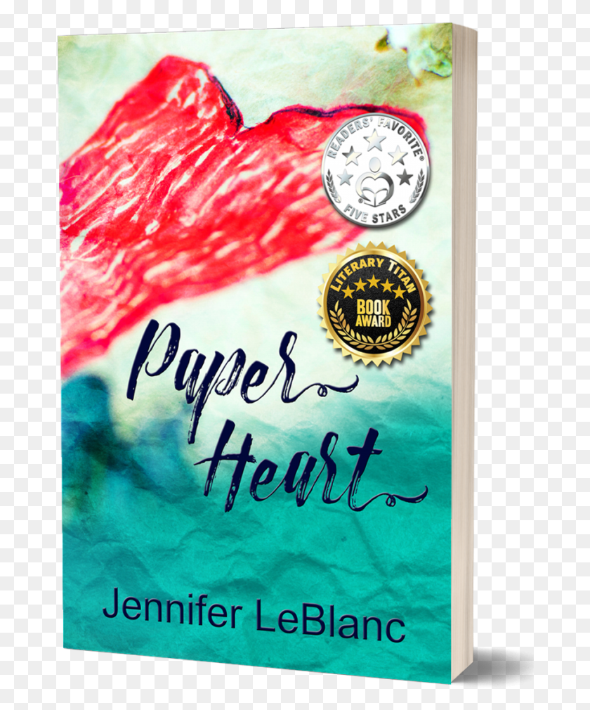 680x950 Paper Heart By Jennifer Leblanc Poster, Advertisement, Text, Book HD PNG Download