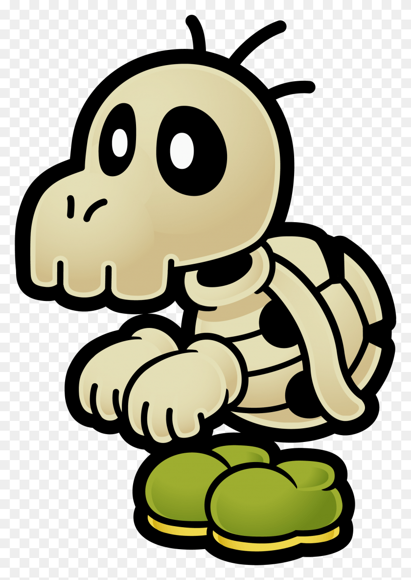 1840x2656 Paper Mario The Thousand Year Door Dry Bones, Animal, Invertebrate, Insect HD PNG Download