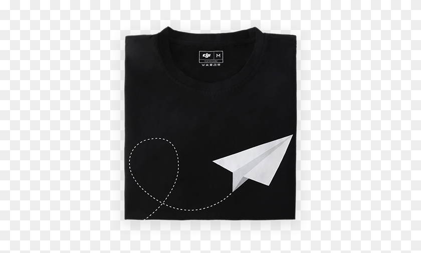 404x445 Paper Plane T Shirt Dji T Shirt Official, Clothing, Apparel, T-shirt HD PNG Download