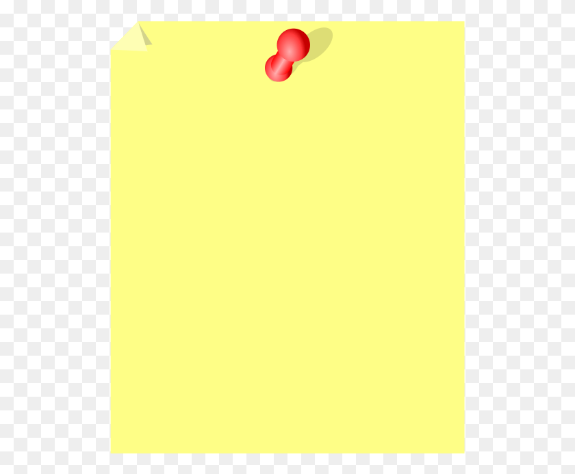 519x633 Paper Post It Note Description Yellow Drawing Pin Post, Plant, Text, Ball HD PNG Download
