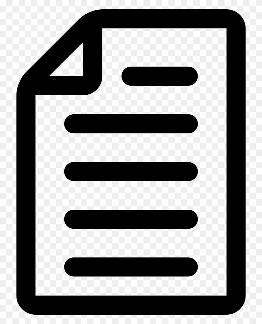 736x980 Paper Sheet Svg Icon Free Paper Sheet Icon, Label, Text, Electronics HD PNG Download