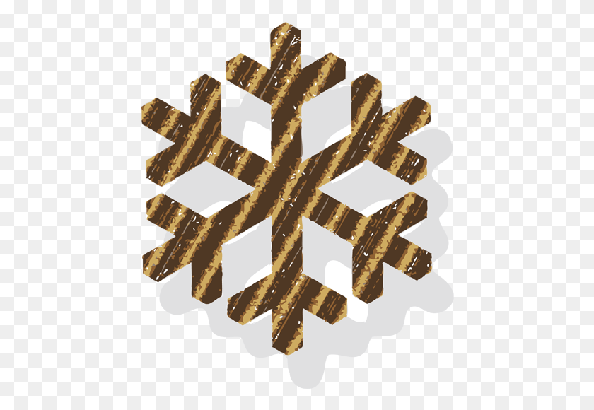 444x520 Paper Snowflake Mitomycin C 20 Mg, Cross, Symbol, Gold HD PNG Download