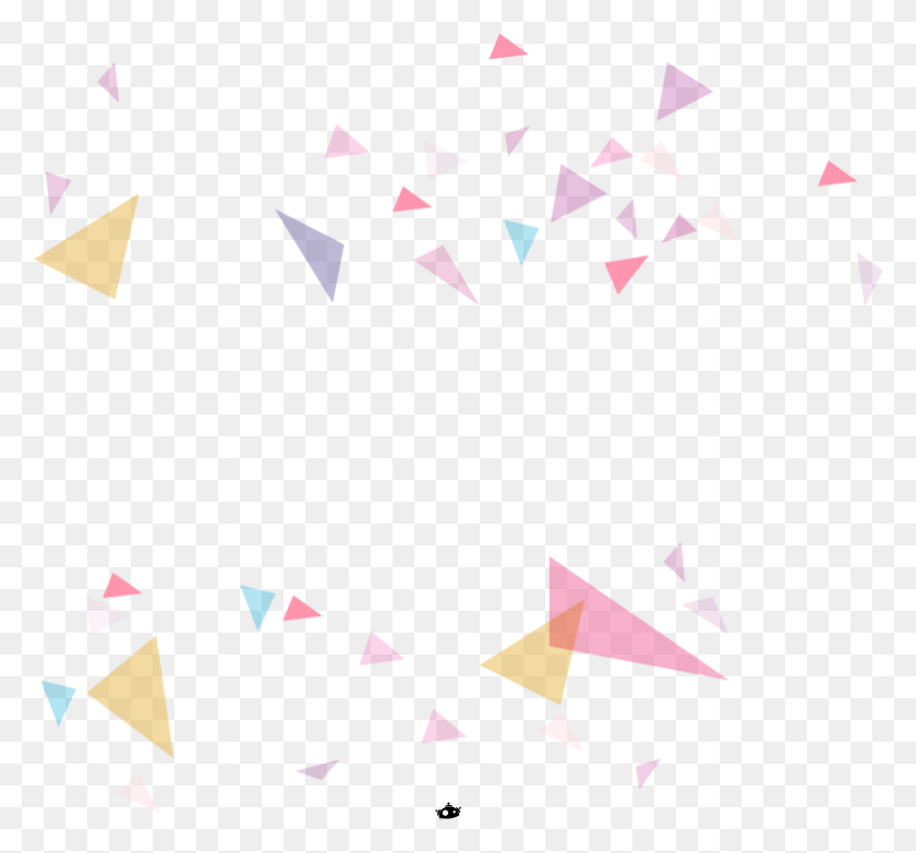 782x724 Paper Triangle Point Vector, Graphics, Floral Design HD PNG Download