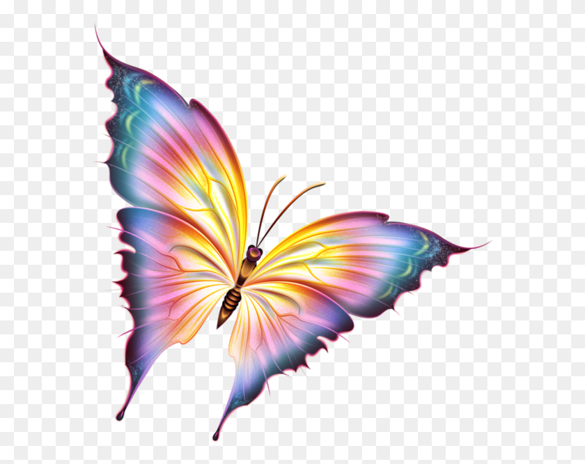 578x606 Papillons Butterfly Tubes Borboleta Mariposa Borboleta Clip Art Mariposas, Ornamento, Patrón, Fractal Hd Png