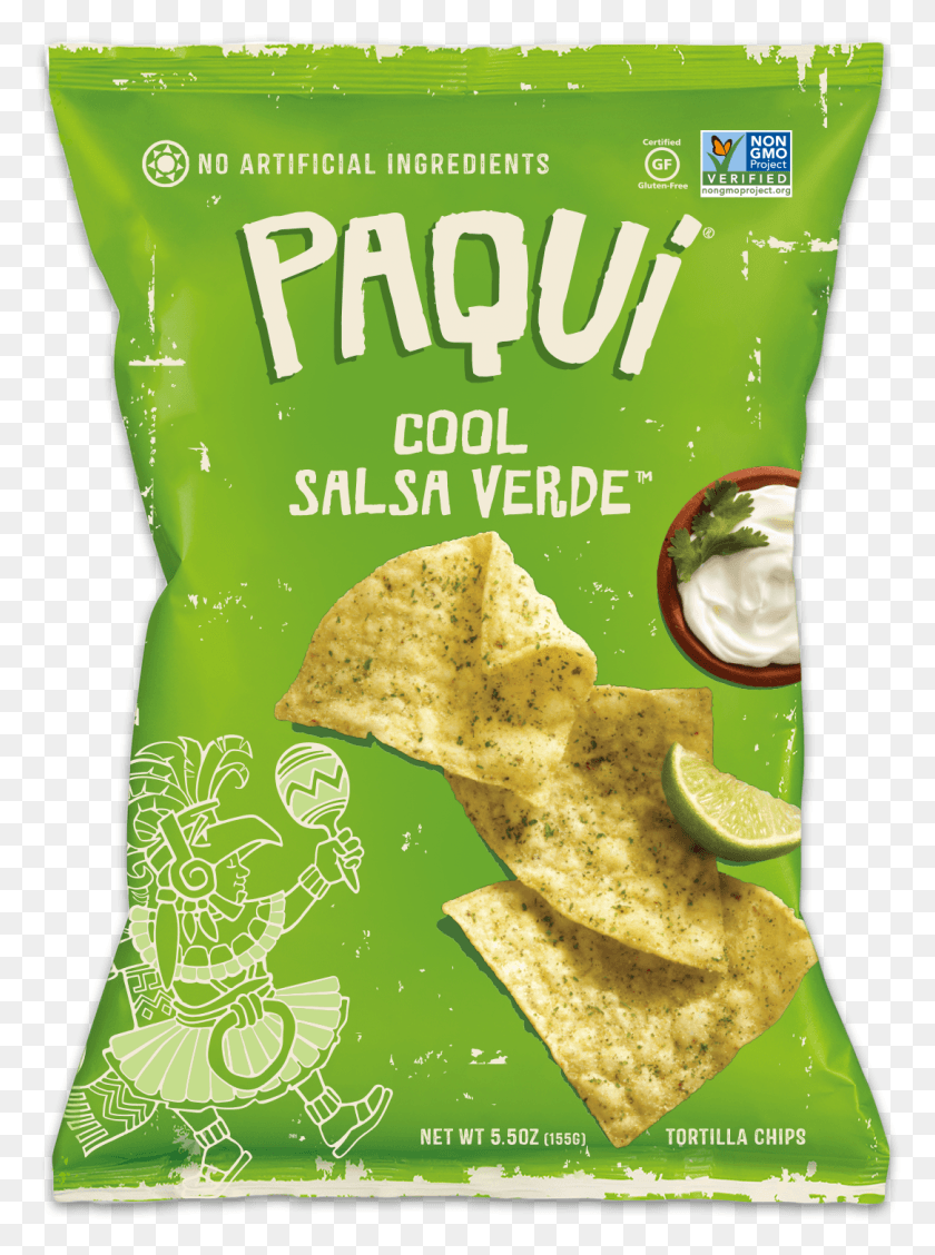 1084x1485 Паки Без Глютена Cool Salsa Verde Tortilla Chips Paqui Cool Salsa Verde Chips, Хлеб, Еда, Блины Hd Png Скачать