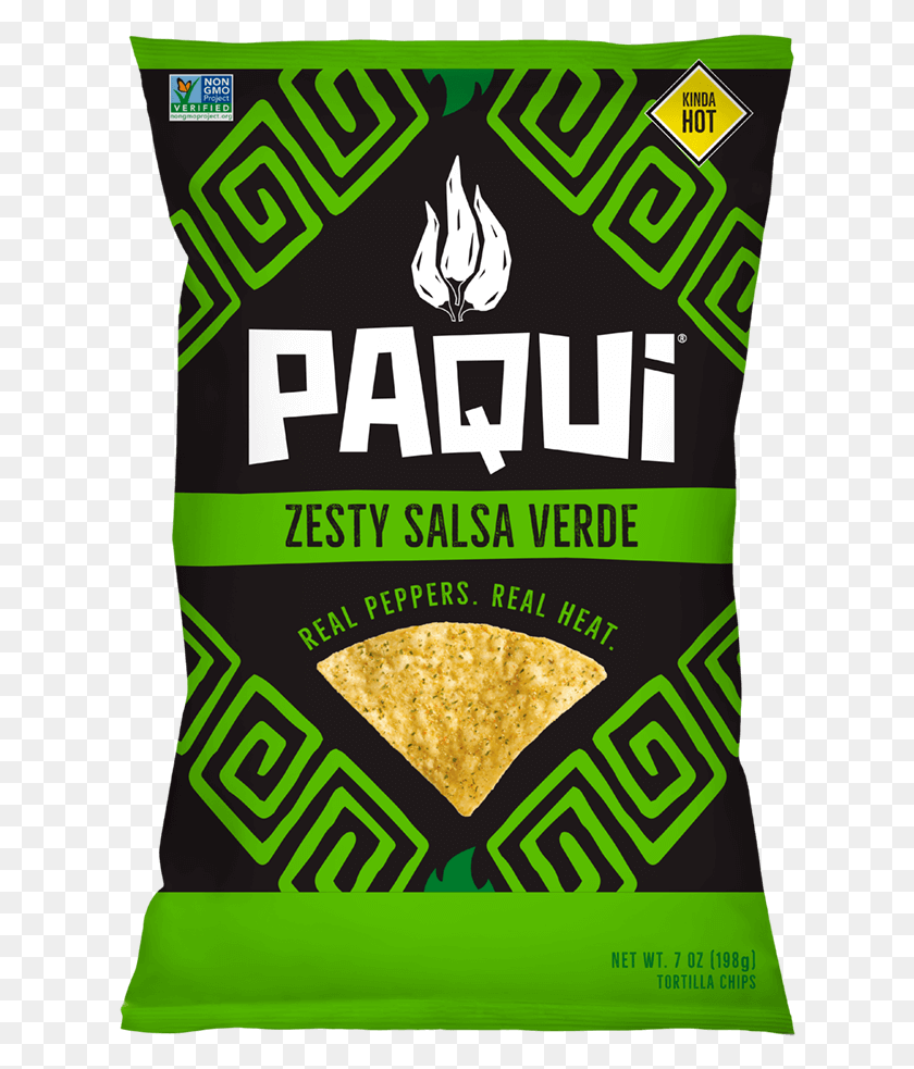 622x923 Paqui Salsa Verde Chips, Food, Poster, Advertisement HD PNG Download