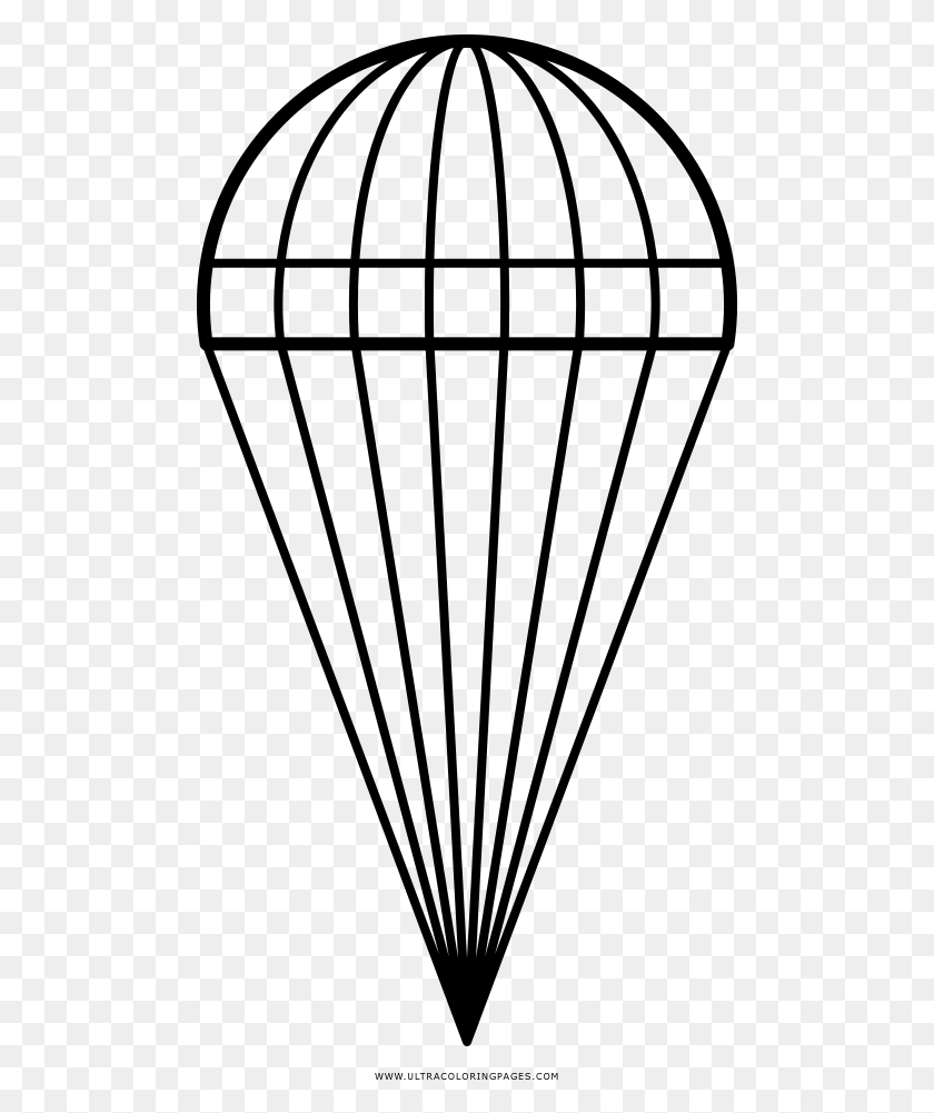 489x941 Parachute Coloring, Gray, World Of Warcraft HD PNG Download