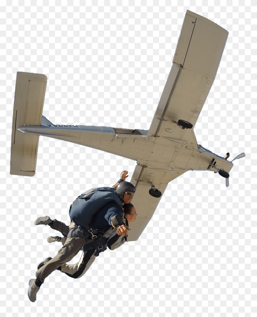 826x1032 Parachuting Plane, Person, Airplane, Aircraft HD PNG Download