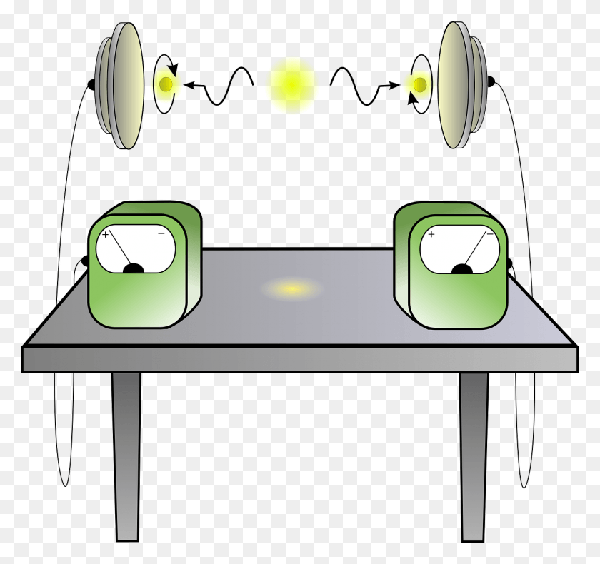 1280x1198 Paradox Experiment Quantum Image Theories On Time Machine, Tabletop, Furniture, Table HD PNG Download
