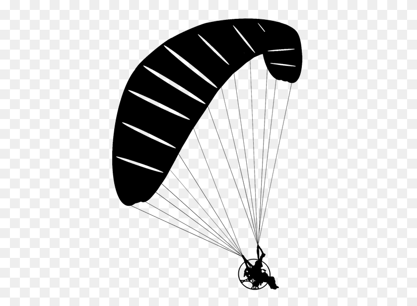 396x557 Paraglider Paragliding The Silhouette Fly Relax Paragliding Pictures Transparent Background, Lighting, Spider Web, Adventure HD PNG Download