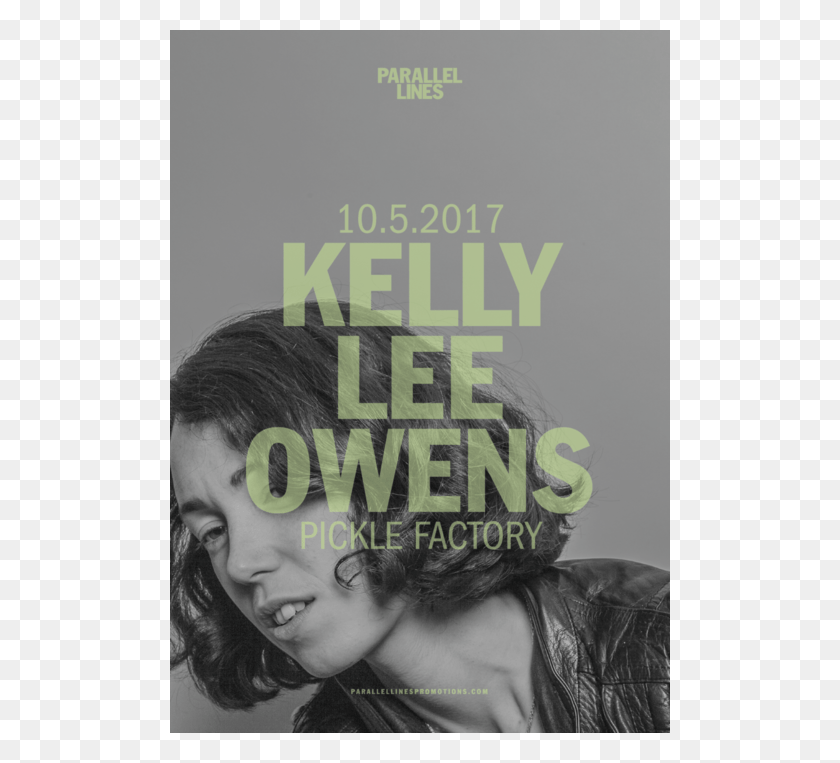 500x703 Parallel Lines Presents Kelly Lee Owens Album Cover, Advertisement, Face, Person HD PNG Download