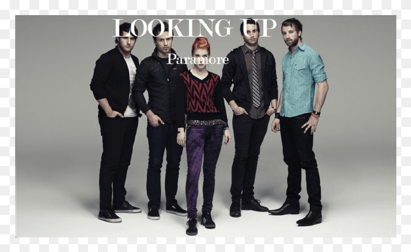 850x497 Paramore Looking Up Paramore The Only Exception, Clothing, Person, Tie HD PNG Download